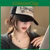 Block Stylish Color Soft Top Baseball Cap Women Adjustable Trendy Duckbill Hat