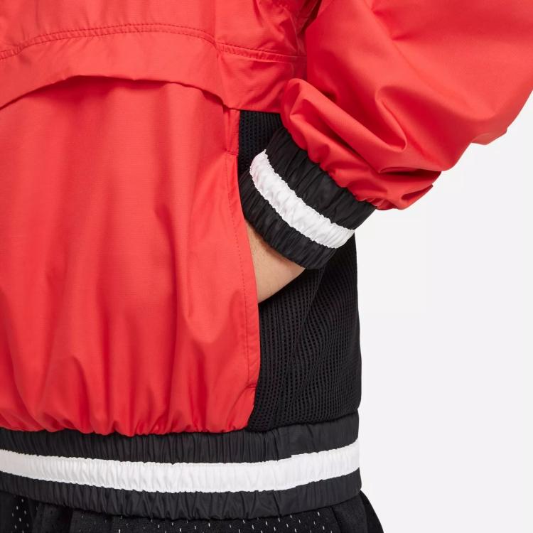 Nike Куртка с длинным рукавом Repel на молнии до середины, цветной блок, полосатый принт, пуловер, детские куртки, красный FN8318-657