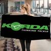 K-Korda Fishing Логотип Большие Микрофибровые Пляжные Полотенца Быстросохнущее Полотенце Песчаные Пляжные Полотенца Полотенце для Бассейна для Путешествий Плавание Бассейн Йога