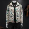 Мужская высококачественная жакардовая куртка с 90% пуха - Осенне-зимняя коллекция 2025