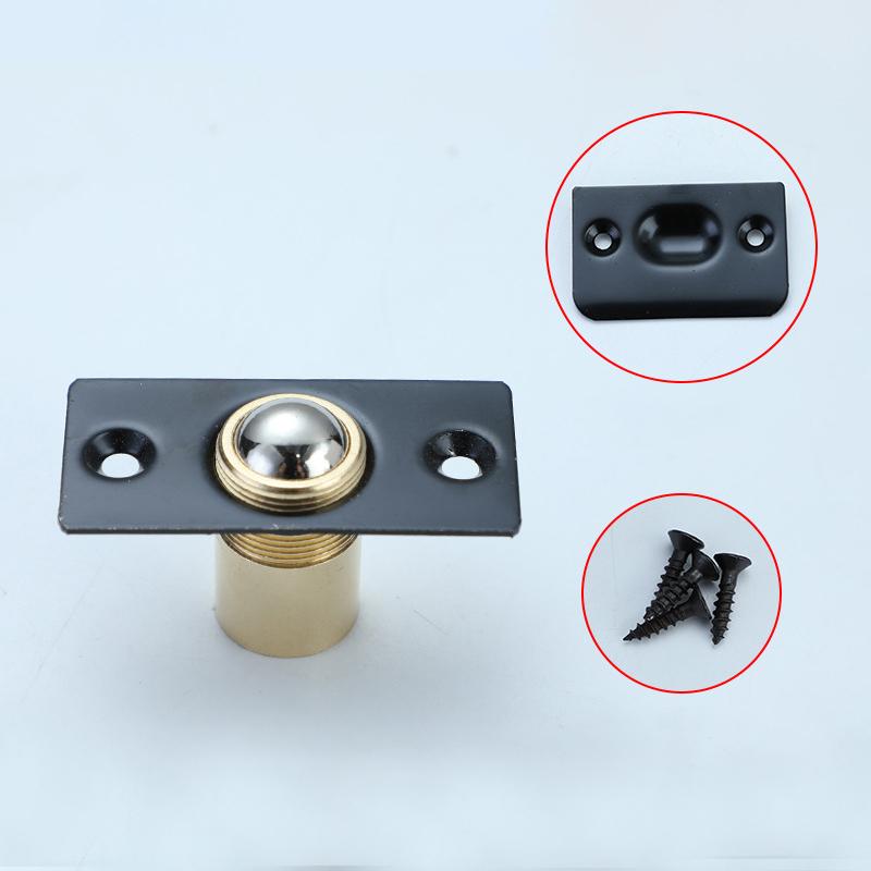 1 комплект регулируемых пружинных шариковых защелок для надежной защелки двери шкафа с ответной планкой и винтами для шкафов и шкафов