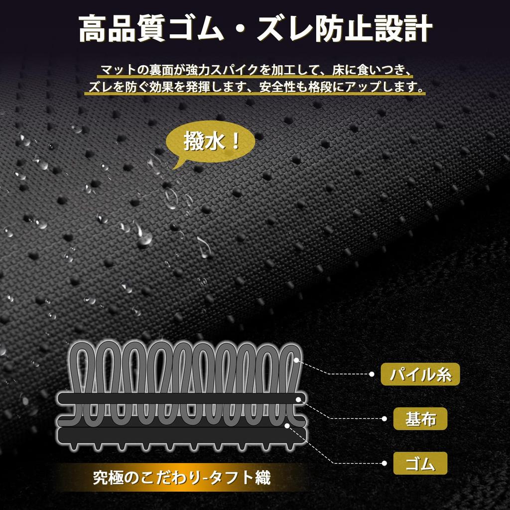 АВТО СПЕЦ Дизайн с волновым узором Коврики для пола серии Honda Freed GT Чехлы для багажника для гибридных автомобилей 2024 и Детали интерьера, специфичные для вашего Easy