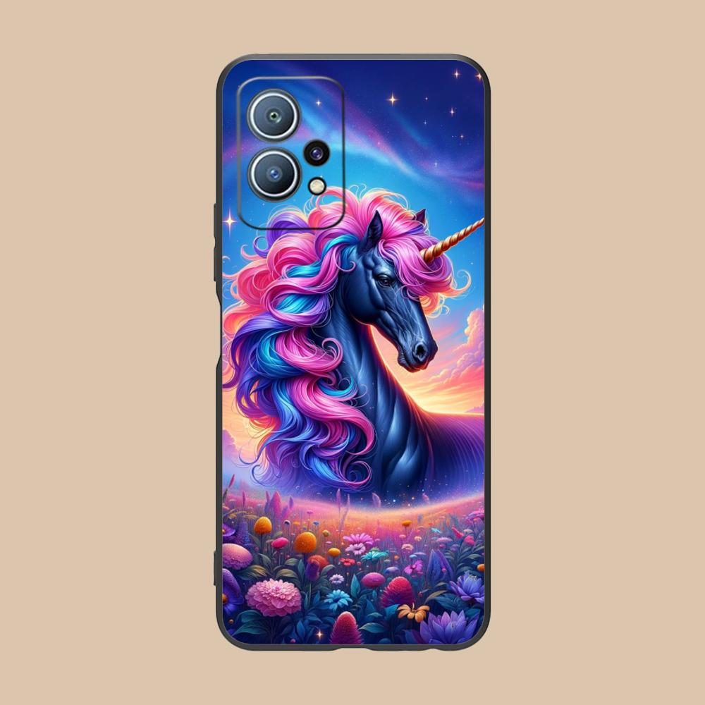 Фантазийный чехол для мобильного телефона с единорогом для Huawei P60 P50 P40 P30 P20 P10 P9 P8 Pro Lite Plus Цветная печать Красивый чехол