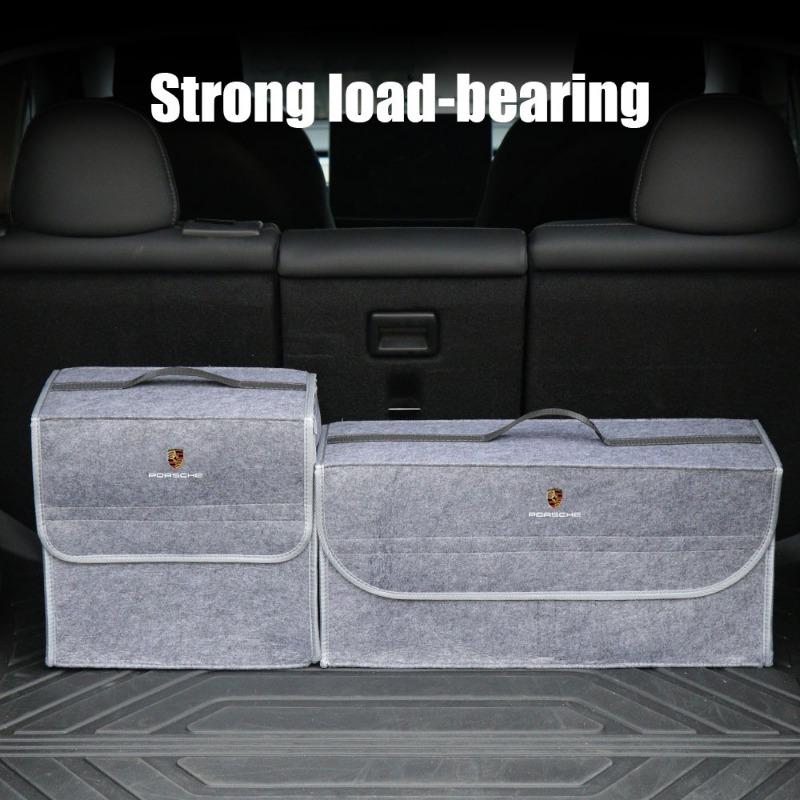 Car Trunk Large Capacity Sundries Storage Box Organizer Bag Tool Case For Porsche Boxster Cayenne Panamera Macan Cayman 911 918 996 917 991