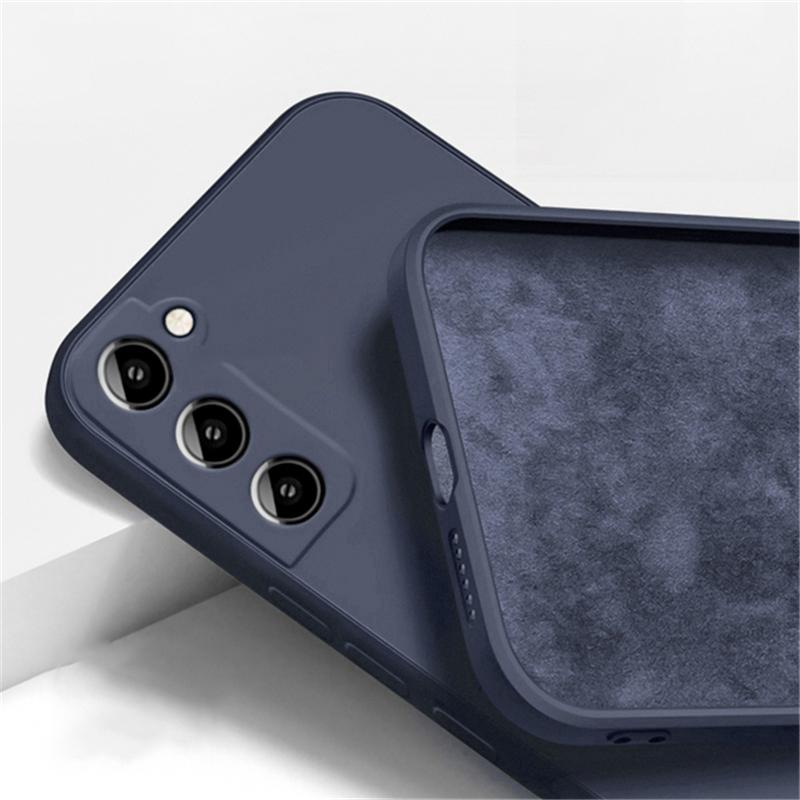 Мягкий силиконовый чехол из жидкого силикона с квадратными конфетами для Samsung Galaxy S23 Ultra S22 S21 Plus A54 A53 A33 A73 A04S A14 A23 A24 A34 M53 M33 M32 4G 5G гелевая задняя крышка