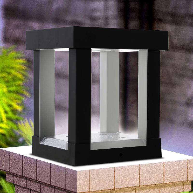 Nufeng Solar Powered RGB Pillar Light Set (2-Pack)