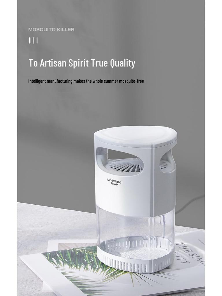USB-Powered Photocatalytic Mosquito Trap Lamp: Indoor/Outdoor Electric Mosquito Catcher with Suction Technology.