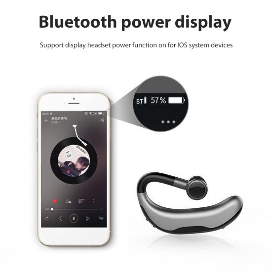 1 шт. f600 беспроводная Bluetooth-совместимая гарнитура с заушным креплением Hands-free для спорта и бизнеса