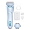 2-in-1 Bikini & Body Trimmer - Women's IPX7 Waterproof Electric Shaver for Face Underarms Legs, Painless Hair Removal Kit