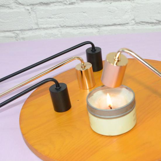 Metal Candle Snuffer Long Handle Candle Wick Flame Extinguisher Putting Out Candle Extinguishing Tool Decorative Candle Accessory