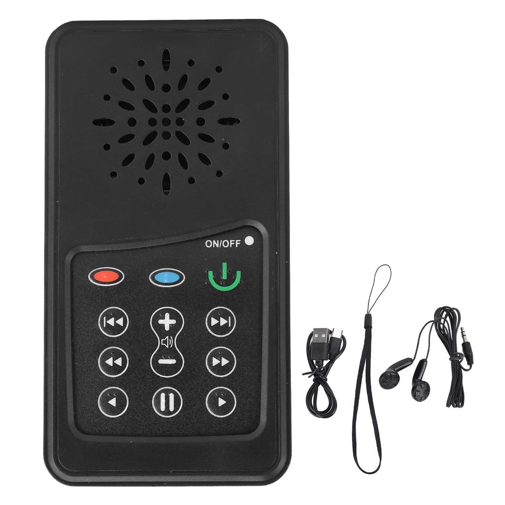 Электронный читатель Священного Писания на солнечной батарее 4G емкостью 900 мАч портативный плеер для чтения Священного Писания