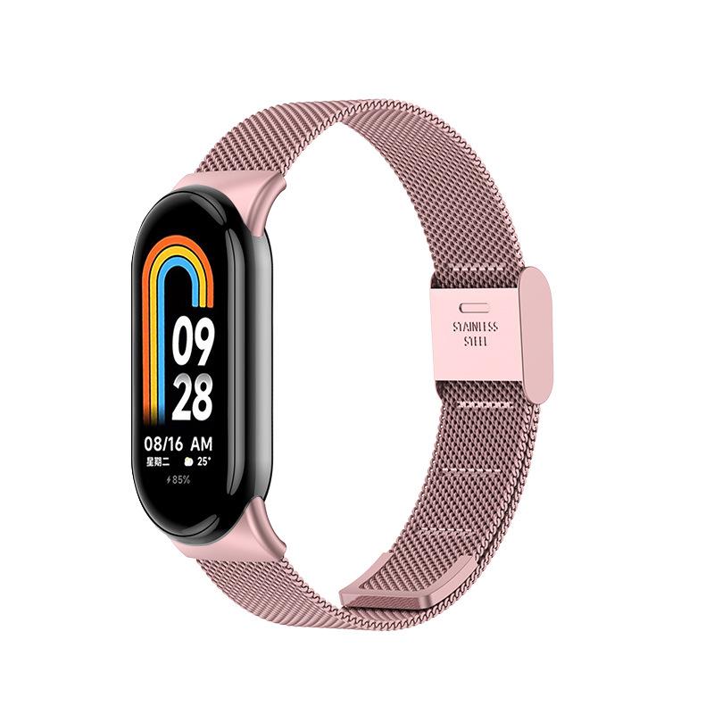 Браслет Xiaomi China Металлический ремешок для Mi Band 8/9 Пряжка из нержавеющей стали В наличии