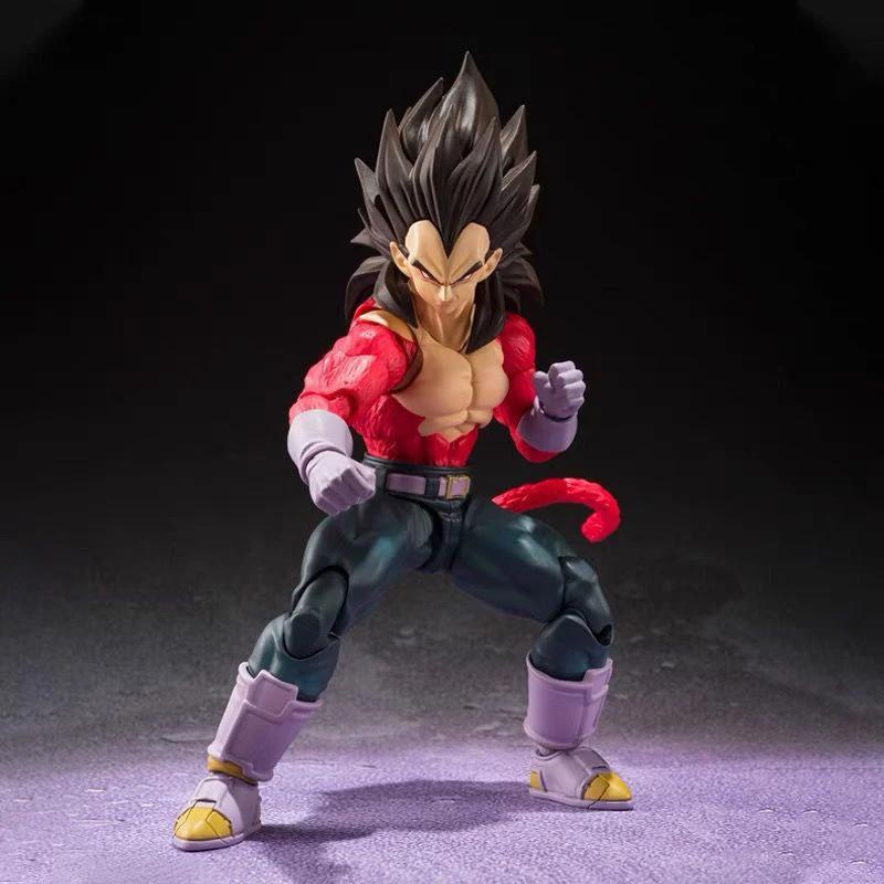 Фигурки SHF Dragon Ball GT Супер Сайян 4 Сон Гоку Веджета Фигурка Действия Подвижная Коллекция Аниме Божественный Сайян Гоку Модель Кукла Игрушки