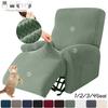 Stretch Recliner Sofa Cover Knitted Reclining Sofas Covers For Living Room Anti -Dust Non -Slip Lazy Boy Chair Cover 1 /2 /3 /4 Seats