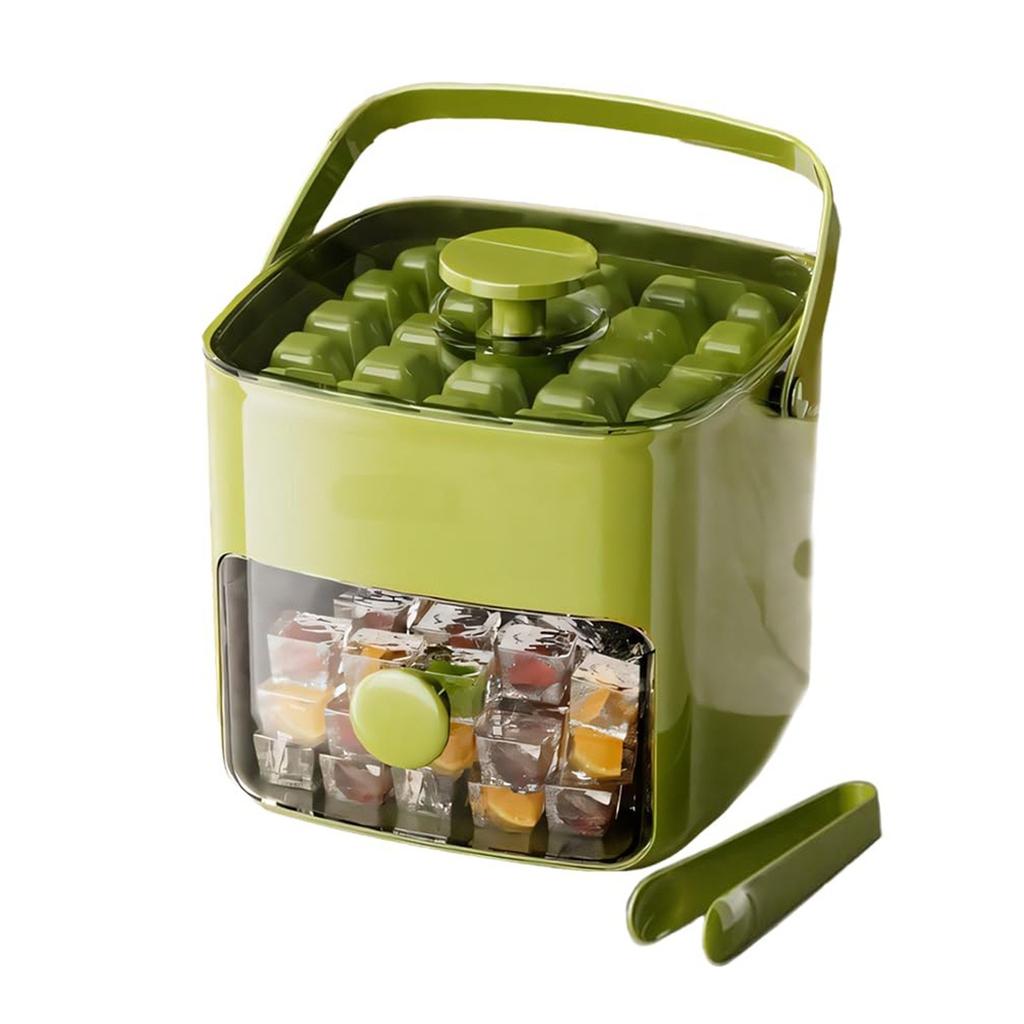 Нажмите на форму для льда с крышкой, формы для льда для морозильника, двухслойная форма для льда с крышкой на 48 шт.