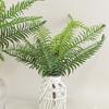 Plastic Artificial Persian Ferns Plants Realistic Fake Plants  For Home Garden Decor