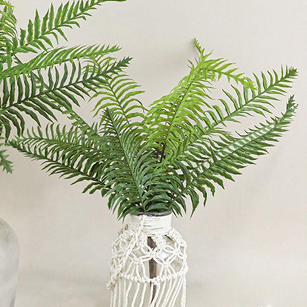 Plastic Artificial Persian Ferns Plants Realistic Fake Plants  For Home Garden Decor