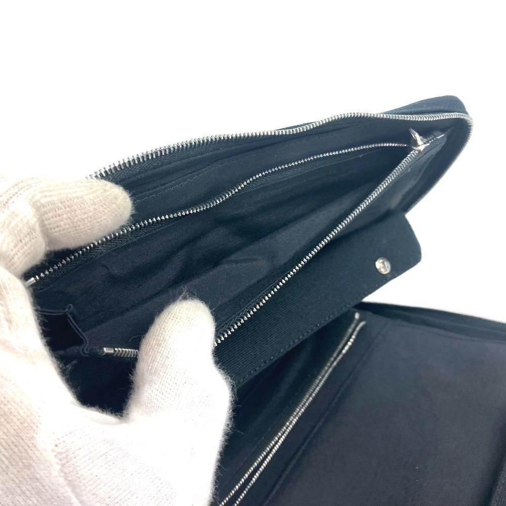 HERMES Fourre Tout Multi-pouch Makeup pouch Jewelry case Pouch cotton Black