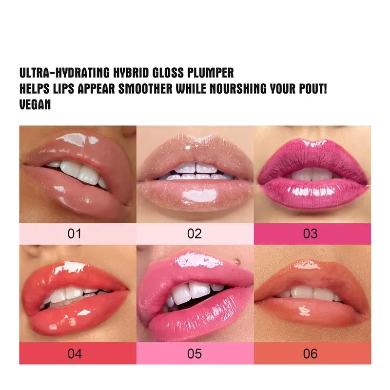 PLUMP POUT Увеличивающий объем губ блеск-бустер для более полных, блестящих губ