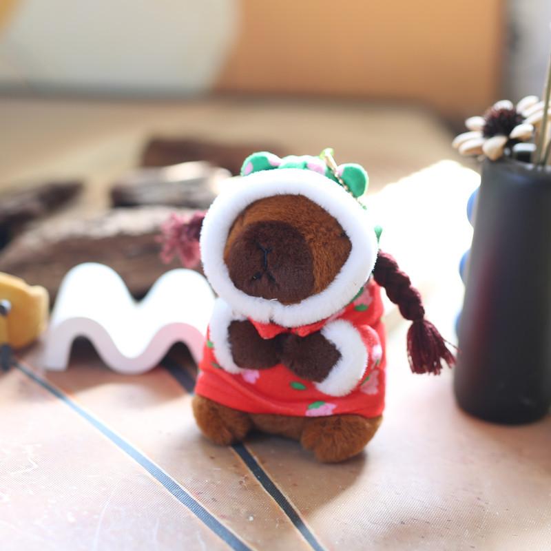 Милая милая подвеска Капибала плюшевая игрушка кукла мультяшная сумка подвесное украшение брелок кукла кукла