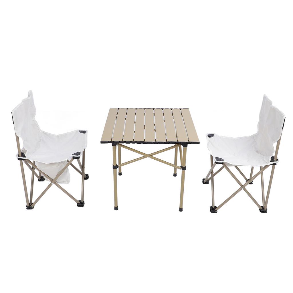 Набор стульев для кемпинга, переносной складной квадратный стол из алюминиевого сплава с высокой нагрузкой