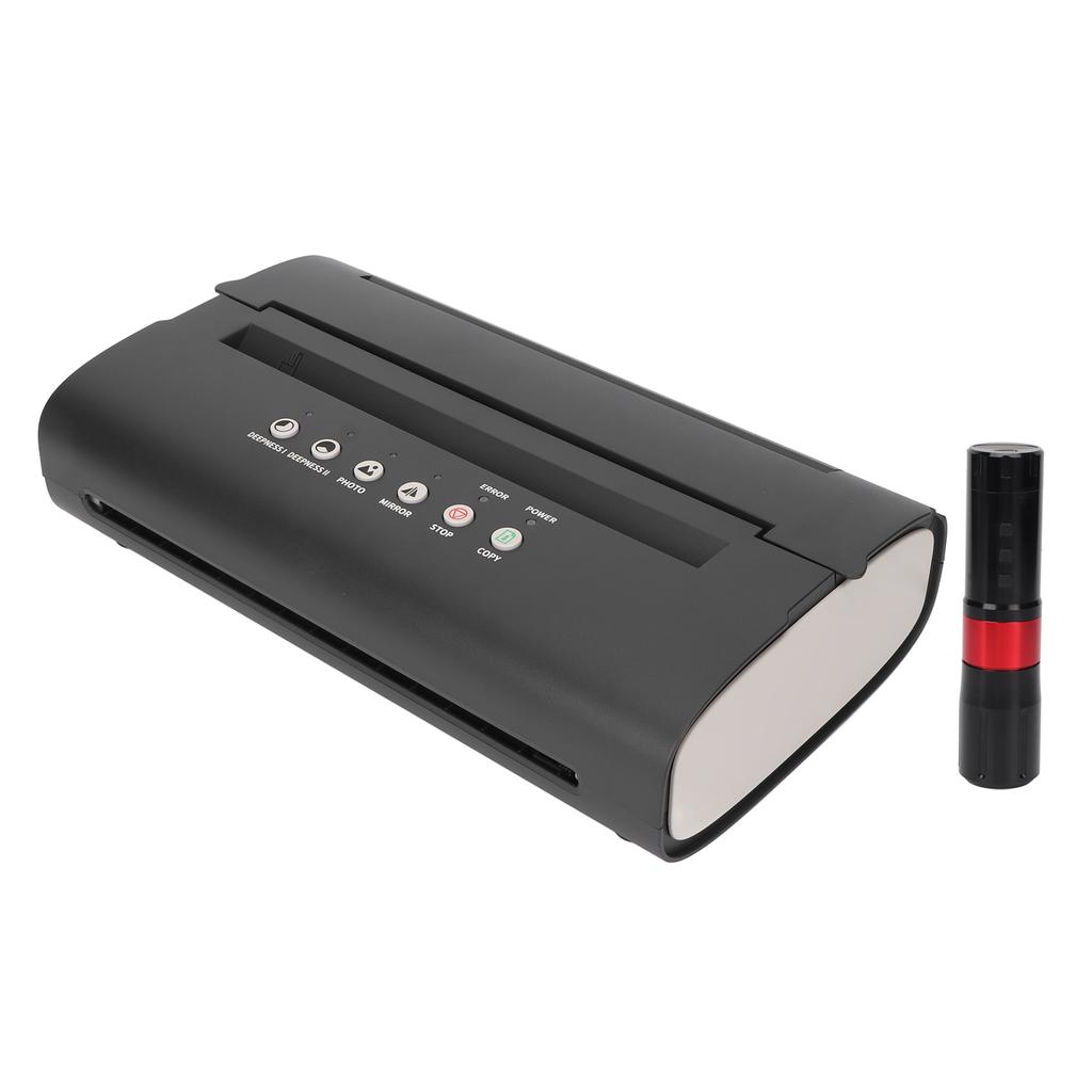 Термомашинка для переноса татуировок, комплект из беспроводной ручки для татуировок с ручкой, бумага для переноса бандажей