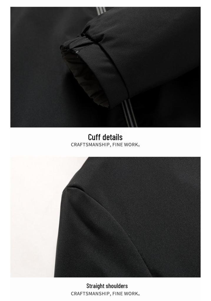 Мужская двусторонняя куртка в стиле business casual для весны и осени