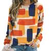 Abstract Paint Brush Hoodies Pink and Orange Korean Fashion Oversized Hoodie Womens Long Sleeve Y2k Pattern Casual Sweatshirts