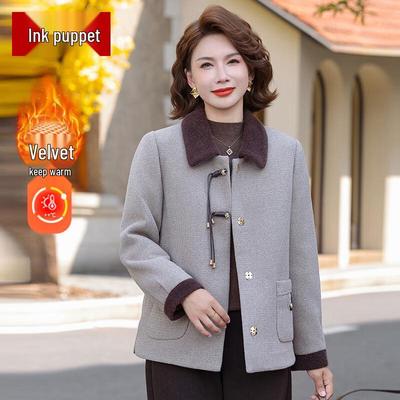 Женская зимняя теплая куртка с флисовой подкладкой и отложным воротником