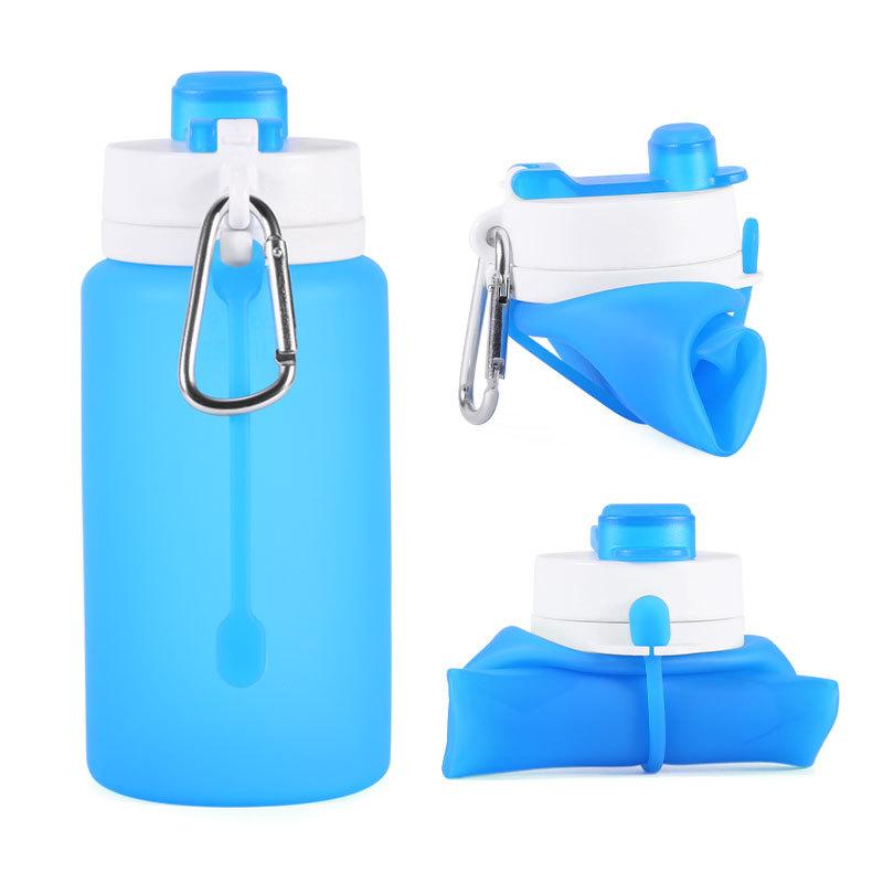 Spacious Travel Pot Silk Screen Outdoor Use Athletic Water Cup Portable Internet Celebrity Water Bottle Folding Kettle Cup