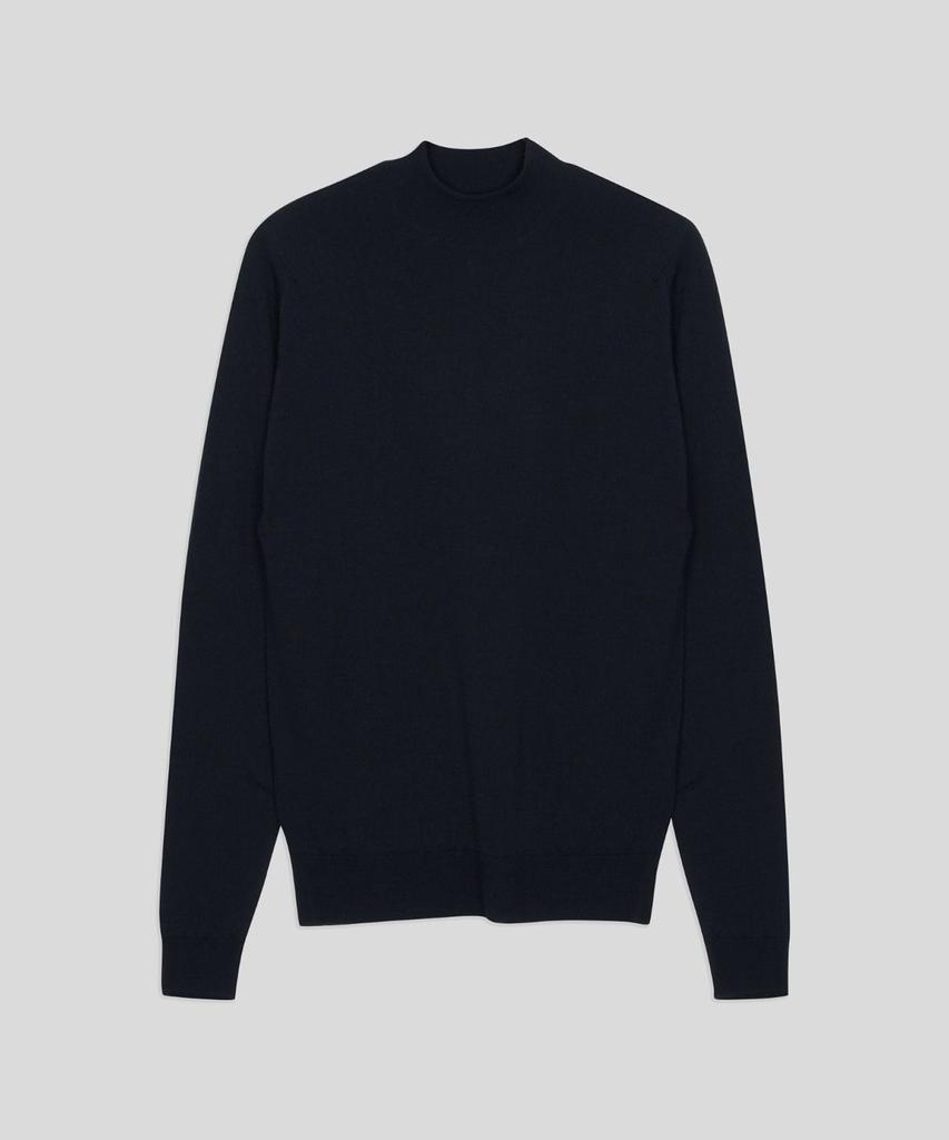 Jonseumedeulli Harcourt Merino Wool Mock Neck Knit Classic 10 Colors (B Type)