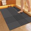 Dark Grey and Grey Soft Absorbent Bath Rug 3d Printing Anti-slip Absorbent Bathroom Rug Geometry Bath Rug Mat