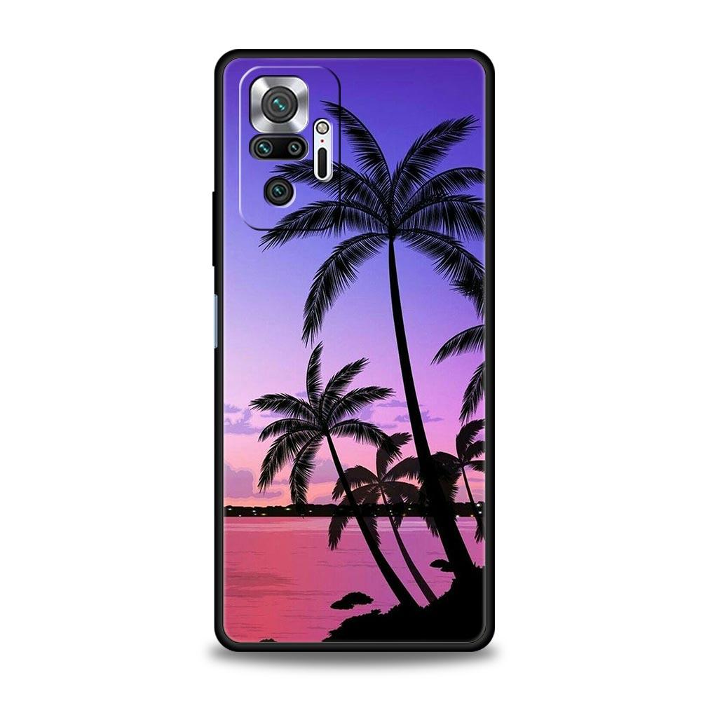 Чехол для телефона Кокосовая пальма для Xiaomi Redmi Note 14 13 12 5G 9S 9 10 11 Pro Plus 9T 14C 13C 12C 10C 9C 9A Мягкий силиконовый чехол
