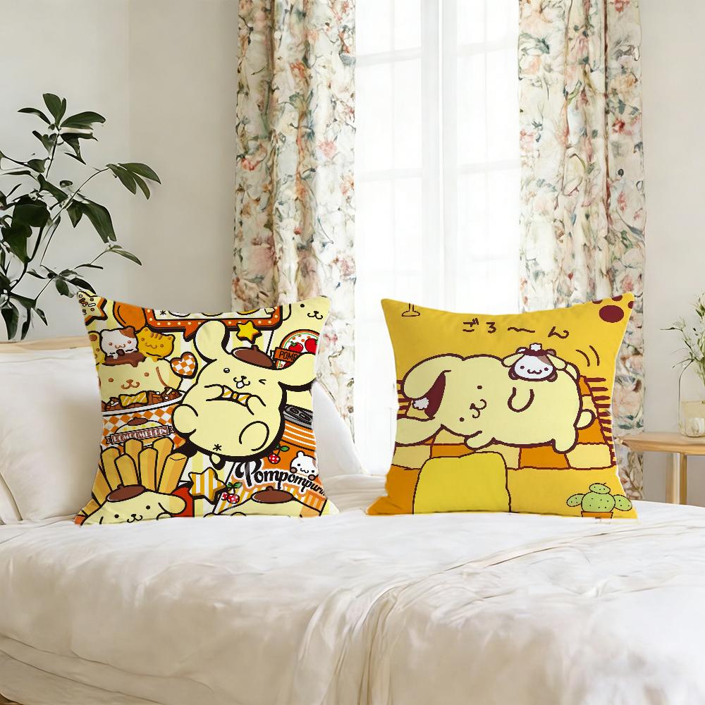 PPom CUTE PPom PPurin cushion cover For Pillow Printing Sofa Decoration Home Car Room Coffee Shop Office Nordic Simplicity