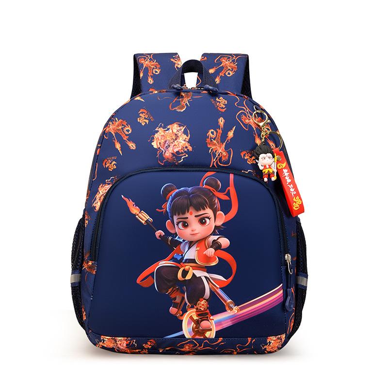 National Manga Cartoon Boys And Girls Backpack Fashion Large Capacity Primary School Bag Foreign Style Printing Children'S Backpack