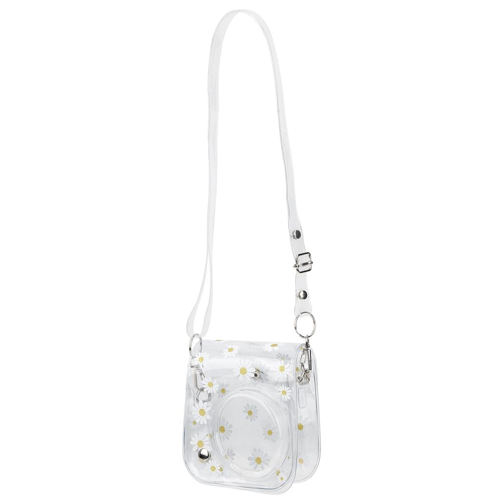 Прозрачная маленькая сумка для камеры ПВХ чехол с плечевым ремнем для Fujifilm Instax Mini 11 9 8