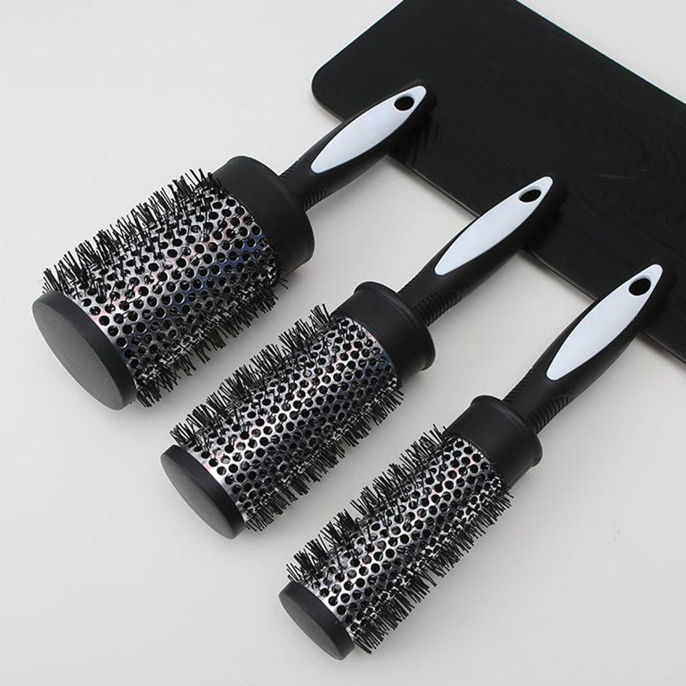 Wet Dry Dual Use Styling Hair Brush Anti Static Round Barrel Comb Styling Tool Home Hair Styling