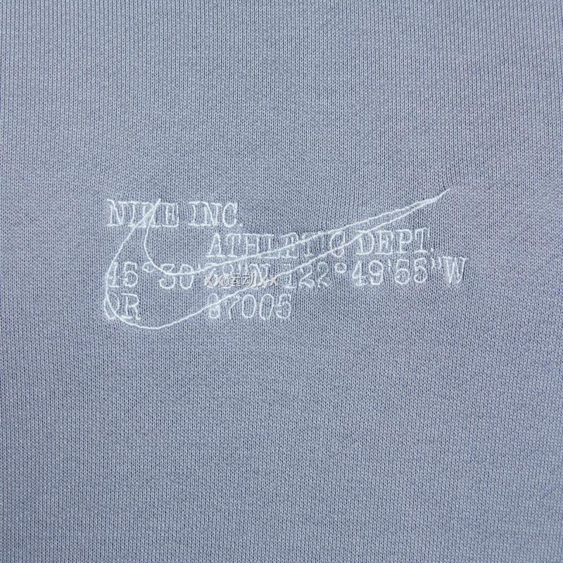 Nike Спортивная одежда Club Fleece Свободное худи-пуловер для мужчин Худи Синий HV4722493