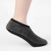 Winter non-slip fleece lined socks 225-245mm gray thermal socks