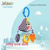 Infant Black White Geometric Toy With Teether And Visual Stimuli For Early Learning