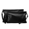 New Men's Genuine Leather Casual Handbag - Large Capacity Soft Cowhide Clutch