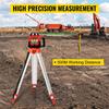 Green Rotary Laser Level Kit with Adjustable Tripod and 5M Staff, 500M Range, 360 Degree Rotary Scanning, Self-Leveling Laser Level System Kit, for