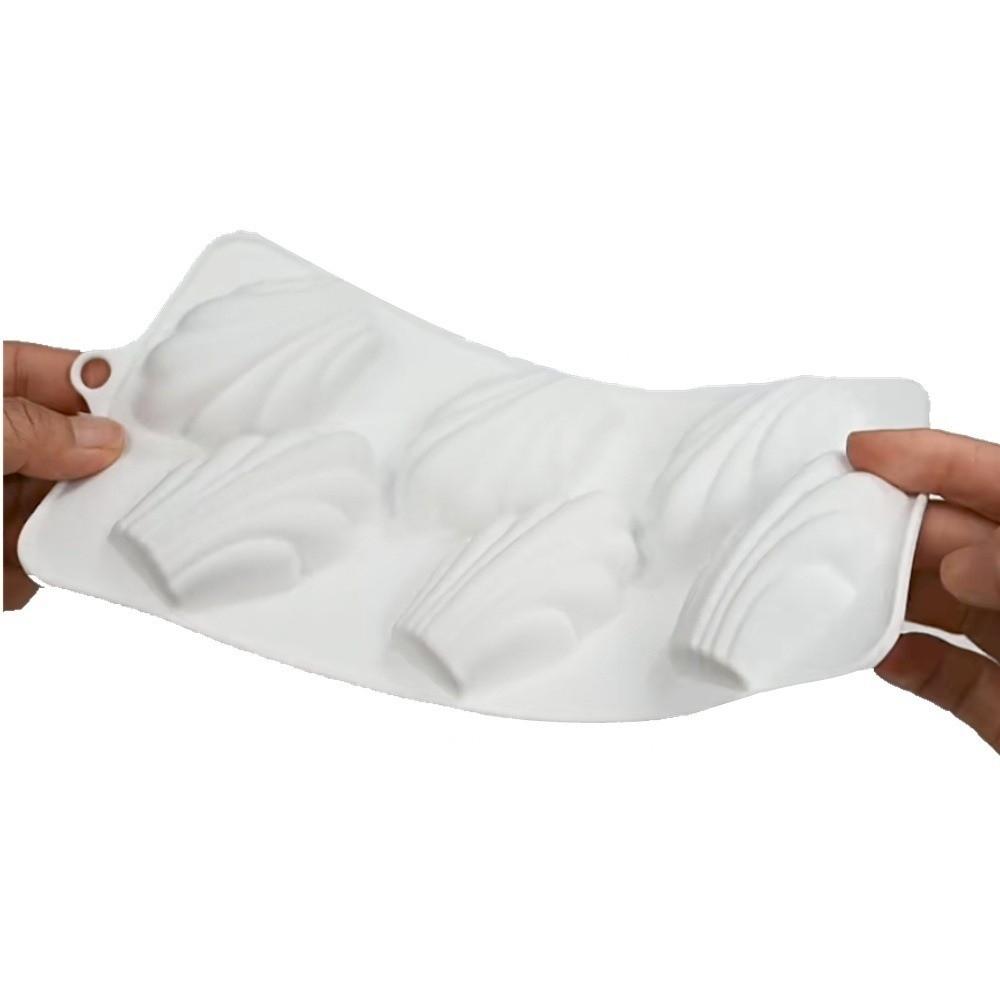 Silicone Material Baking Mold 6-Cavity Dessert Mold Easy Release Pudding Mold Bread Making