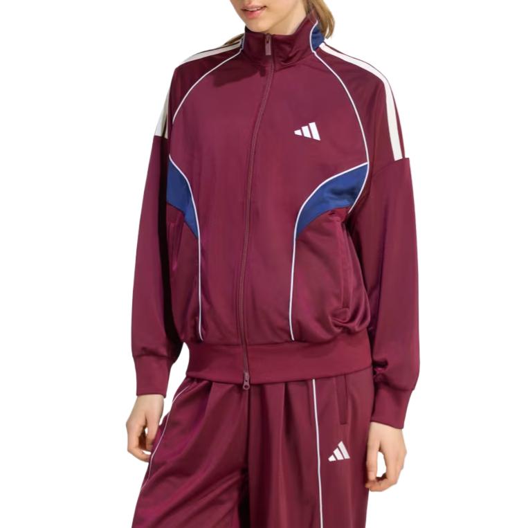 adidas Женская куртка с высоким воротником и молнией, удобная, KV0609