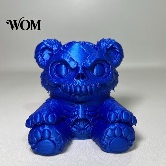 Stuffed Bear Car Accessory Creepy Trailer Hitch Cover, 3D Printed Exhaust Cap, Towing Durable Cover Ball Dust Cap for Truck SUV, Halloween Dark