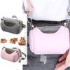Клетка для домашних животных, аксессуары через плечо, дизайн цилиндра, мягкая, практичная, для дома, для путешествий, портативная сумка-переноска для хомяка с белкой и видимой сеткой
