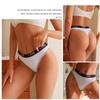 3Pcs/Set Women's Cotton Panties Sexy Sport Low Waist Briefs S-XL Comfortable Underwear Female Soft Color Underpants Lingerie