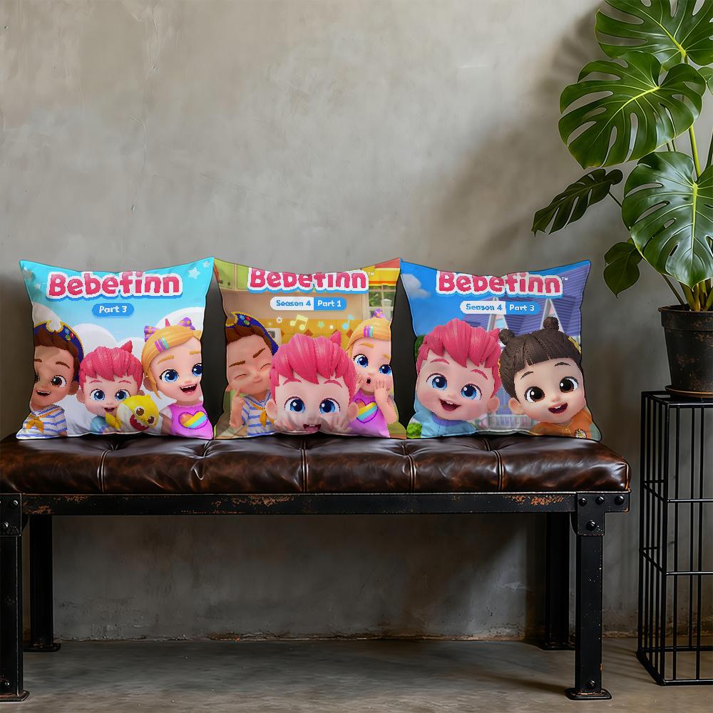 Мультяшная Подушка B-BebefinnS-ES Чехол Квадратный Декоративный Наволочка для Подушки-Пледа Диван Кровать Гостиная День Рождения Милый Подарок на Годовщину