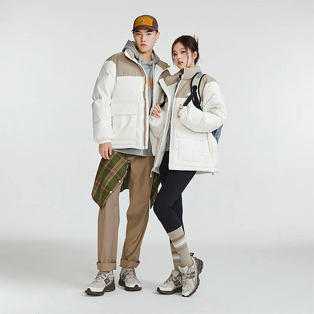 New Balance Down Jacket Unisex Khaki / White (Unisex) Down Jackets AMJ34304 CIC