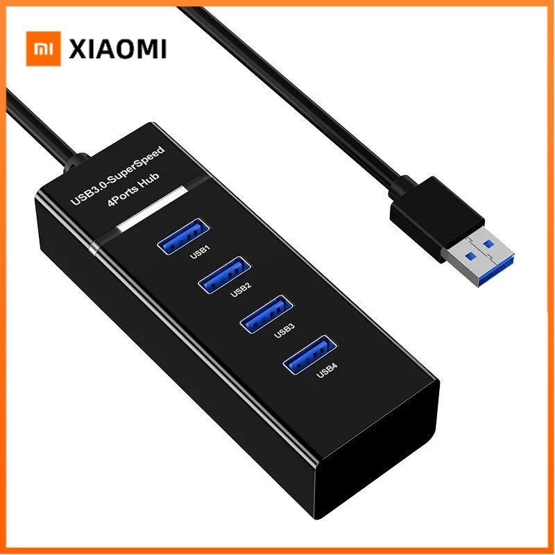 Xiaomi Мощная док-станция 4-в-1 USB-кабель для передачи данных для ПК - USB-хаб-разветвитель 2.0 3.0 Быстрый адаптер-разветвитель для компьютерных аксессуаров